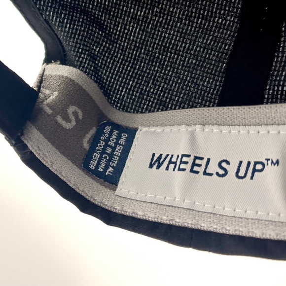 Wheels Up Hat, One Size, Black and Red - Picture 2 of 5